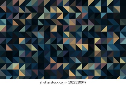 Dark Blue, Yellow vector low poly template. Shining colored illustration in a brand-new style. The polygonal design can be used for your web site.