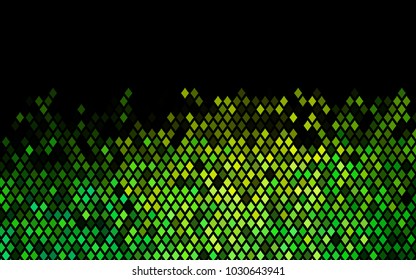 Dark Blue, Yellow vector low poly background. A sample with a polygonal design. Illustration in polygonal style with repeating squares