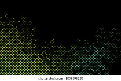 Dark Blue, Yellow vector low poly background. A sample with a polygonal design. Illustration in polygonal style with repeating squares