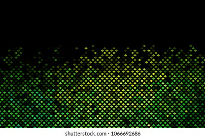 Dark Blue, Yellow vector low poly background. A sample with a polygonal design. Illustration in polygonal style with repeating squares