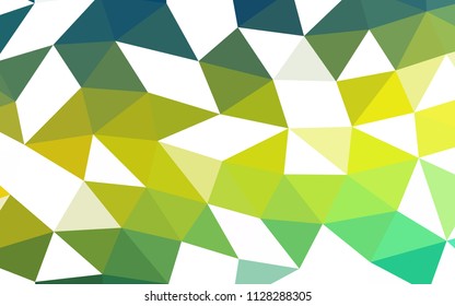 Dark Blue, Yellow vector low poly low poly. Triangular geometric sample with gradient.  The polygonal design can be used for your web site.