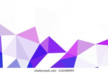 Dark Blue, Yellow vector low poly cover. Elegant bright polygonal illustration with gradient. Best triangular design for your business.