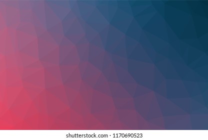 Dark Blue, Yellow vector low poly texture. Glitter abstract illustration with an elegant design. A new texture for your design.