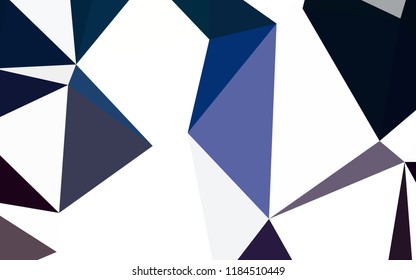 Dark Blue, Yellow vector low poly layout. A completely new color illustration in a polygonal style. Polygonal design for your web site.