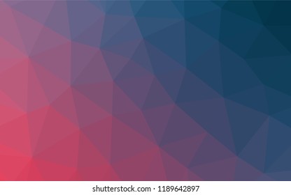 Dark Blue, Yellow vector low poly texture. Modern geometrical abstract illustration with gradient. A completely new design for your business.