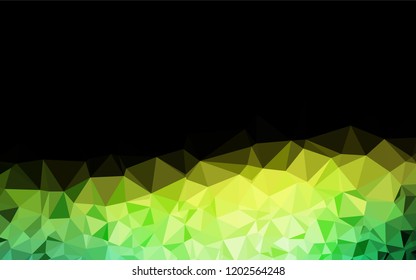 Dark Blue, Yellow vector low poly layout. A completely new color illustration in a vague style. A new texture for your design.