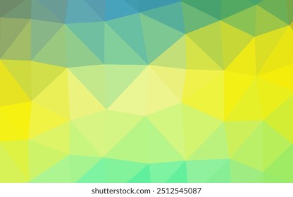 Dark Blue, Yellow vector low poly layout. Colorful abstract illustration with gradient. Brand new design for your business.