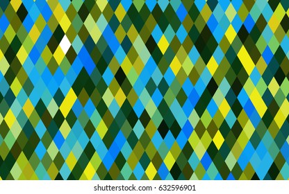 Dark Blue, Yellow vector low poly background. Modern geometrical abstract illustration with gradient. A completely new design for your business.