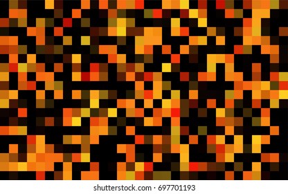 Dark Blue, Yellow vector low poly background. A sample with a polygonal design. Illustration in polygonal style with repeating squares