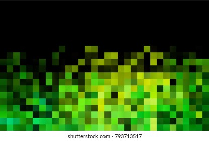 Dark Blue, Yellow vector low poly background. A sample with a polygonal design. Illustration in polygonal style with repeating squares