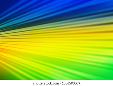 Dark Blue, Yellow vector modern bokeh pattern. Modern geometrical abstract illustration with gradient. A completely new design for your business.