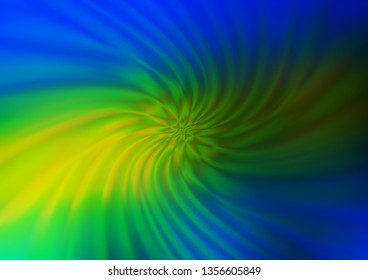 Dark Blue, Yellow vector modern elegant template. Colorful illustration in blurry style with gradient. Brand new design for your business.