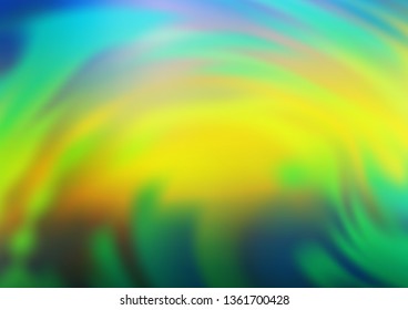 Dark Blue, Yellow vector modern elegant background. Creative illustration in halftone style with gradient. The blurred design can be used for your web site.