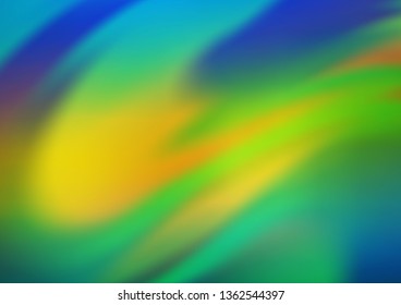 Dark Blue, Yellow vector modern elegant background. A completely new color illustration in a bokeh style. The template for backgrounds of cell phones.