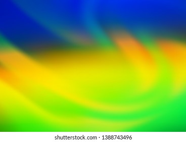 Dark Blue, Yellow vector modern elegant background. Colorful abstract illustration with gradient. The template can be used for your brand book.