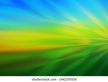 Dark Blue, Yellow vector modern elegant background. A vague abstract illustration with gradient. A completely new design for your business.