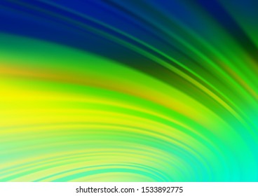 Dark Blue, Yellow vector modern elegant background. A vague abstract illustration with gradient. Brand new design for your business.
