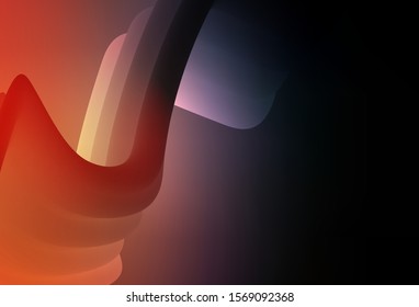 Dark Blue, Yellow vector modern elegant layout. Colorful illustration in abstract style with gradient. New design for your business.