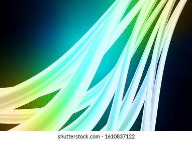Dark Blue, Yellow vector modern elegant background. Abstract colorful illustration with gradient. New style design for your brand book.