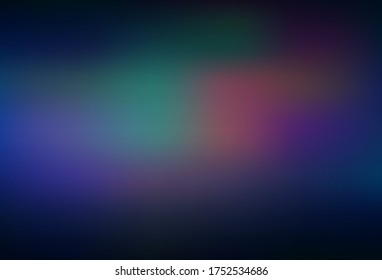 Dark Blue, Yellow vector modern elegant backdrop. A completely new colored illustration in blur style. The best blurred design for your business.