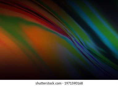 Dark Blue, Yellow vector modern elegant background. Glitter abstract illustration with gradient design. Elegant background for a brand book.