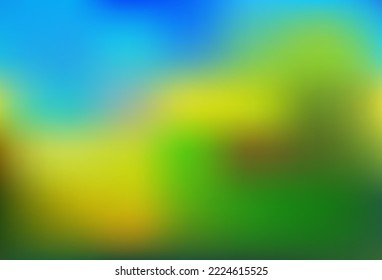 Dark Blue, Yellow vector modern bokeh pattern. Colorful illustration in abstract style with gradient. Elegant cover for a brand book.
