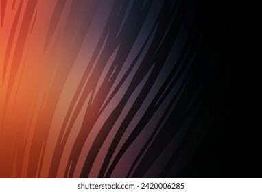 Dark Blue, Yellow vector modern elegant background. Shining colorful illustration in smart style. New style design for your brand book.