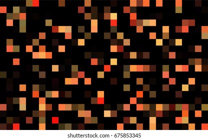 Dark Blue, Yellow vector modern geometrical background. Abstract template. Geometric pattern in square style with gradient.