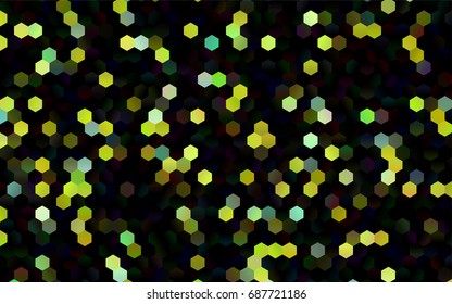 Dark Blue, Yellow vector modern geometrical abstract background. Texture, brand-new background. Geometric background in Origami style with gradient. 