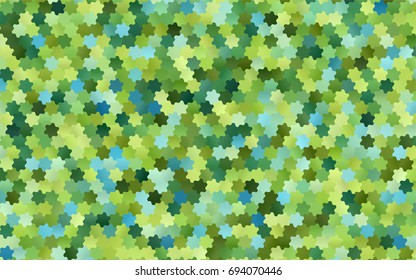 Dark Blue, Yellow vector modern geometrical abstract background. Texture, brand-new background. Geometric background in Origami style with gradient. 