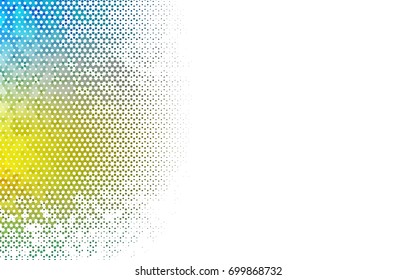 Dark Blue, Yellow vector modern geometrical abstract background. Texture, brand-new background. Geometric background in Origami style with gradient. 