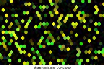 Dark Blue, Yellow vector modern geometrical abstract background. Texture, brand-new background. Geometric background in Origami style with gradient. 