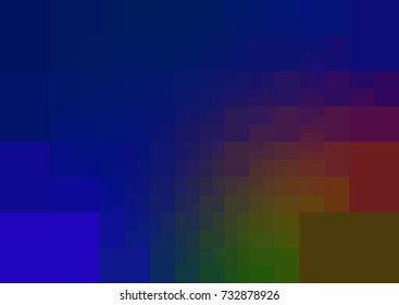 Dark Blue, Yellow vector modern geometrical abstract background. Texture template. Geometric pattern in Origami style with gradient. 