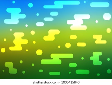 Dark Blue, Yellow vector natural abstract background. Modern geometrical abstract illustration with doodles. The textured pattern can be used for website.