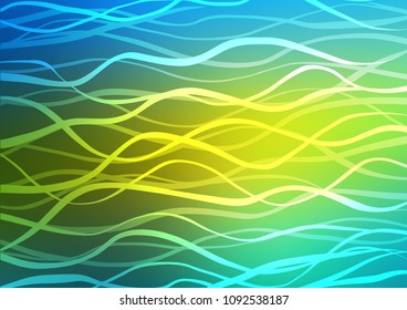 Dark Blue, Yellow vector natural elegant texture. A completely new color illustration in doodle style. Brand-new design for your business.