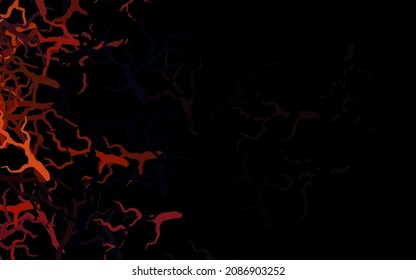 Dark Blue, Yellow vector natural background with branches, leaves. Creative illustration in blurred style with leaves, branches. New template for your design.