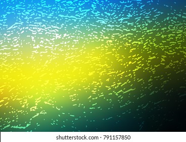 Dark Blue, Yellow vector natural abstract background. A vague abstract illustration with doodles in Indian style. Hand painted design for web, wrapping, wallpaper.