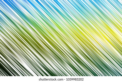 Dark Blue, Yellow vector pattern with narrow lines. Blurred decorative design in simple style with lines. The pattern can be used for websites.