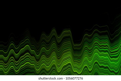 Dark Blue, Yellow vector pattern with lava shapes. Colorful abstract illustration with gradient lines. Pattern for your business design.