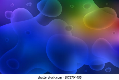Dark Blue, Yellow vector pattern with bent lines. Brand-new colored illustration in memphis style with gradient. A new texture for your  ad, booklets, leaflets.