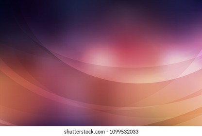 Dark Blue, Yellow vector pattern with bent lines. Colorful abstract illustration with gradient lines. Brand-new design for your ads, poster, banner.