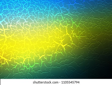 Dark Blue, Yellow vector pattern with curved circles. Colorful abstract illustration with gradient lines. A completely new template for your business design.