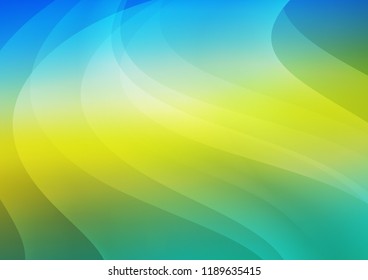 Dark Blue, Yellow vector pattern with narrow lines. Shining colored illustration with narrow lines. The pattern can be used for websites.