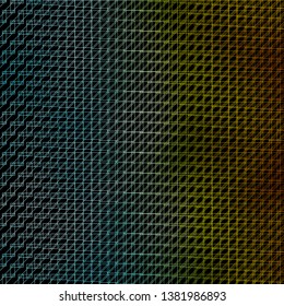 Dark Blue, Yellow vector pattern with lines. Repeated lines on abstract background with gradient. Template for your UI design.