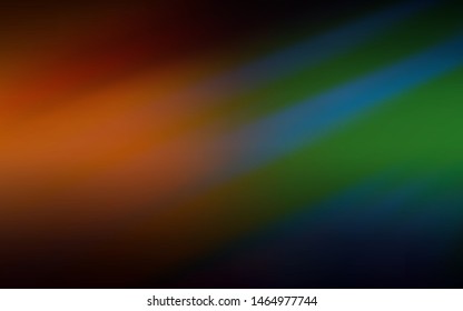 Dark Blue, Yellow vector pattern with sharp lines. Colorful shining illustration with lines on abstract template. Pattern for ad, booklets, leaflets.