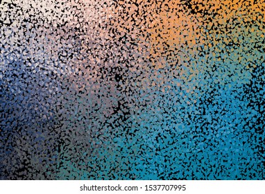 Dark Blue, Yellow vector pattern with random forms. Colorful chaotic forms with gradient in modern style. Best smart design for your business.