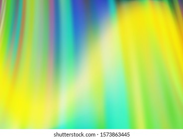 Dark Blue, Yellow vector pattern with curved circles. A completely new color illustration in marble style. A completely new template for your business design.