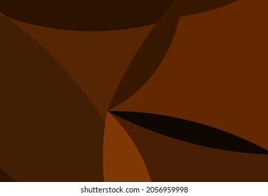 Dunkelblau, gelbes Vektormuster mit Linien, Eizellen. Kreative Illustration im Stil von Halftone-Marmor mit Farbverlauf. Das elegante Muster für das Markenbuch.