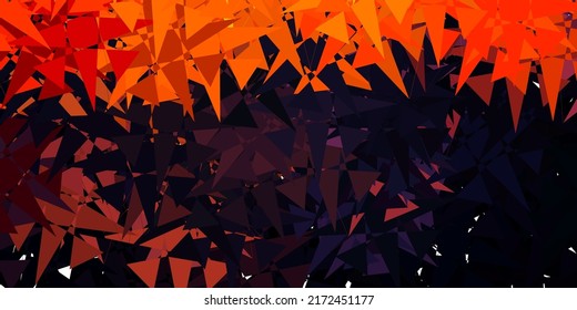 Dark Blue, Yellow vector pattern with abstract shapes. Modern abstract illustration with gradient random forms. Simple illustration for your web site.