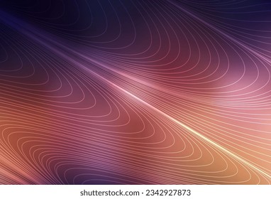 Dark Blue, Yellow vector pattern with sharp lines. Lines on blurred abstract background with gradient. Pattern for your busines websites.